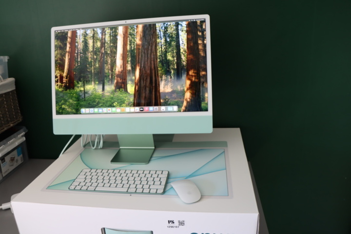1296107-13 Computer iMac M1 (2021) Ram 8GB, SSD 256GB green