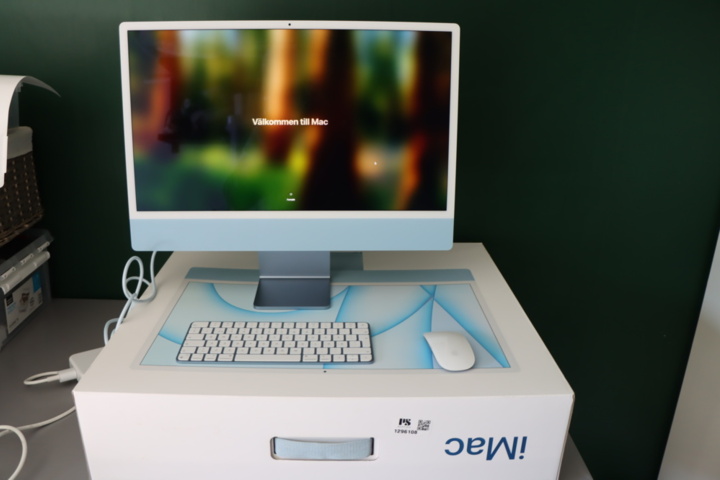 1296108-1 Computer iMac M1 (2021) Ram 8GB, SSD 256GB blue