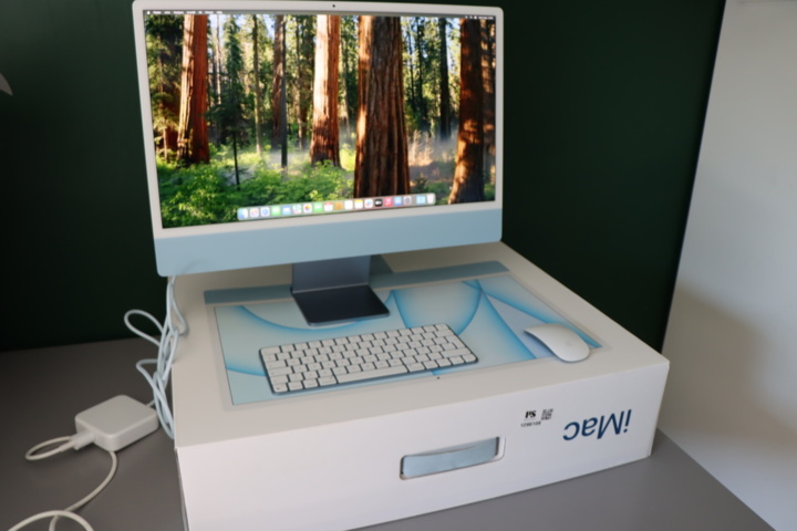 1296108-7 Computer iMac M1 (2021) Ram 8GB, SSD 256GB blue