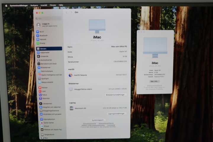 1296108-9 Computer iMac M1 (2021) Ram 8GB, SSD 256GB blue