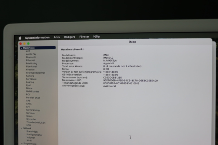 1296108-10 Computer iMac M1 (2021) Ram 8GB, SSD 256GB blue