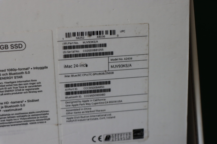 1296108-21 Computer iMac M1 (2021) Ram 8GB, SSD 256GB blue
