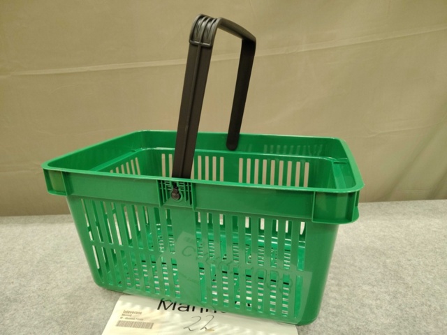 1576151-1 Varukorgar, 22 st - gröna, 27 l