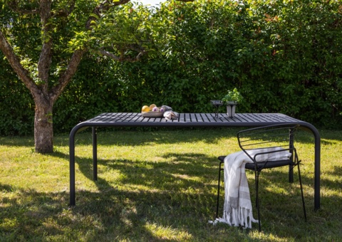 Matbord 200 × 100 Svart