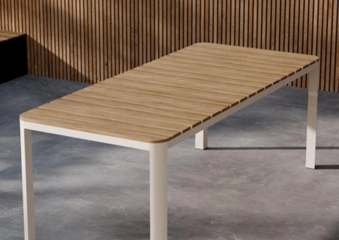 Matbord 210 x 90 Beige