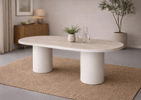 Matbord 200 × 100 Beige
