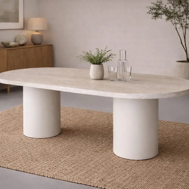 1577384-1 Matbord 200 × 100 Beige