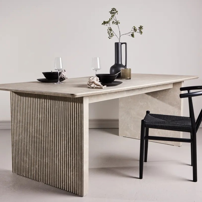 1577385-1 Matbord 200 × 100 Beige