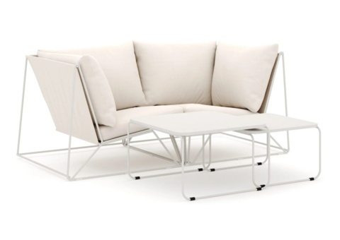 Rak utomhus 2-sits soffa Comfort Garden Usteryd