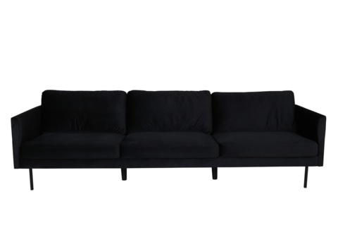 3-sits soffa Svart
