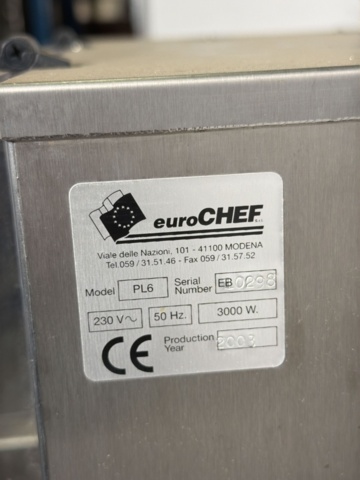 1566685-6 Pastamaskin EuroChef PL6 -2003
