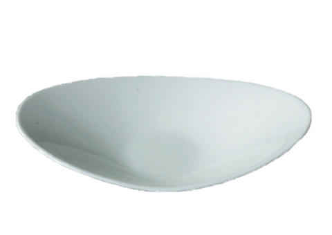 Stort fat ovalt, 24 st - stl 35 x 20,5 x 7 cm, krämvit