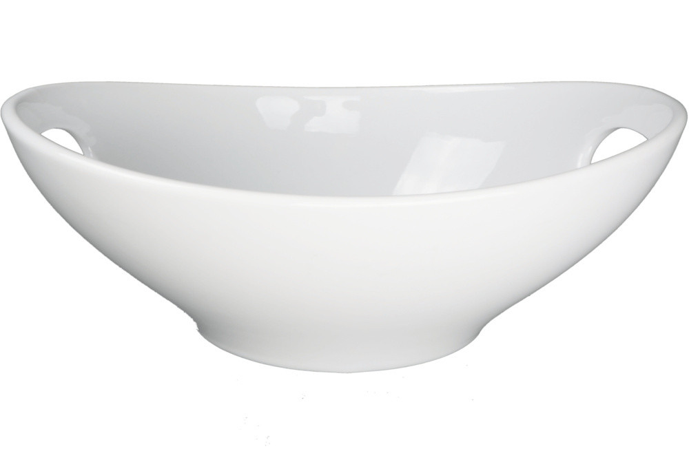 1577969-1 Large bowl handle, 16 pcs - size 20.5 x 19.5 x 11.5 cm, white