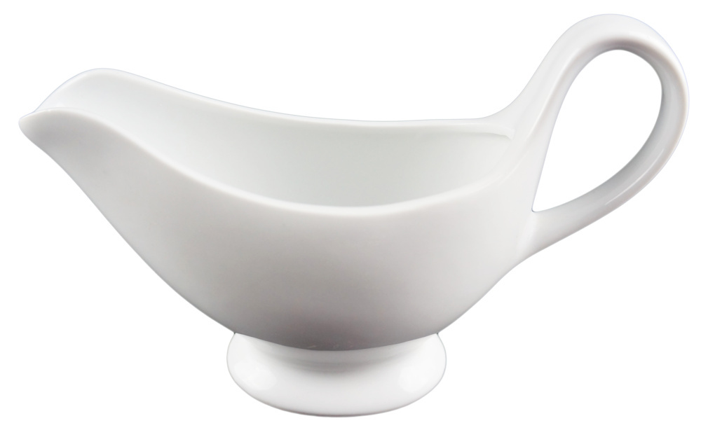 1577995-1 Small sauce jug, 144 pcs - size 15,5 x 4,5 x 8,5 cm, white