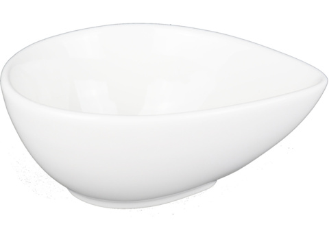 Mini dipskål droppe, 108st - stl 10 x 8 x 4,5 cm, vit