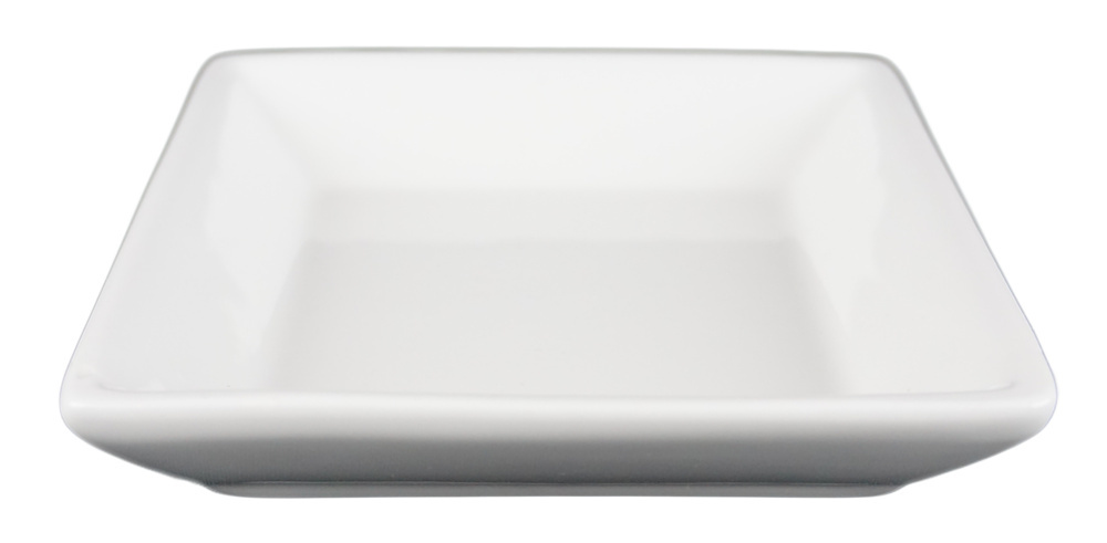 1578008-1 Mini bowl sloping edge, 96 pcs - size 11,5 x 11,5 x 2 cm, cream white