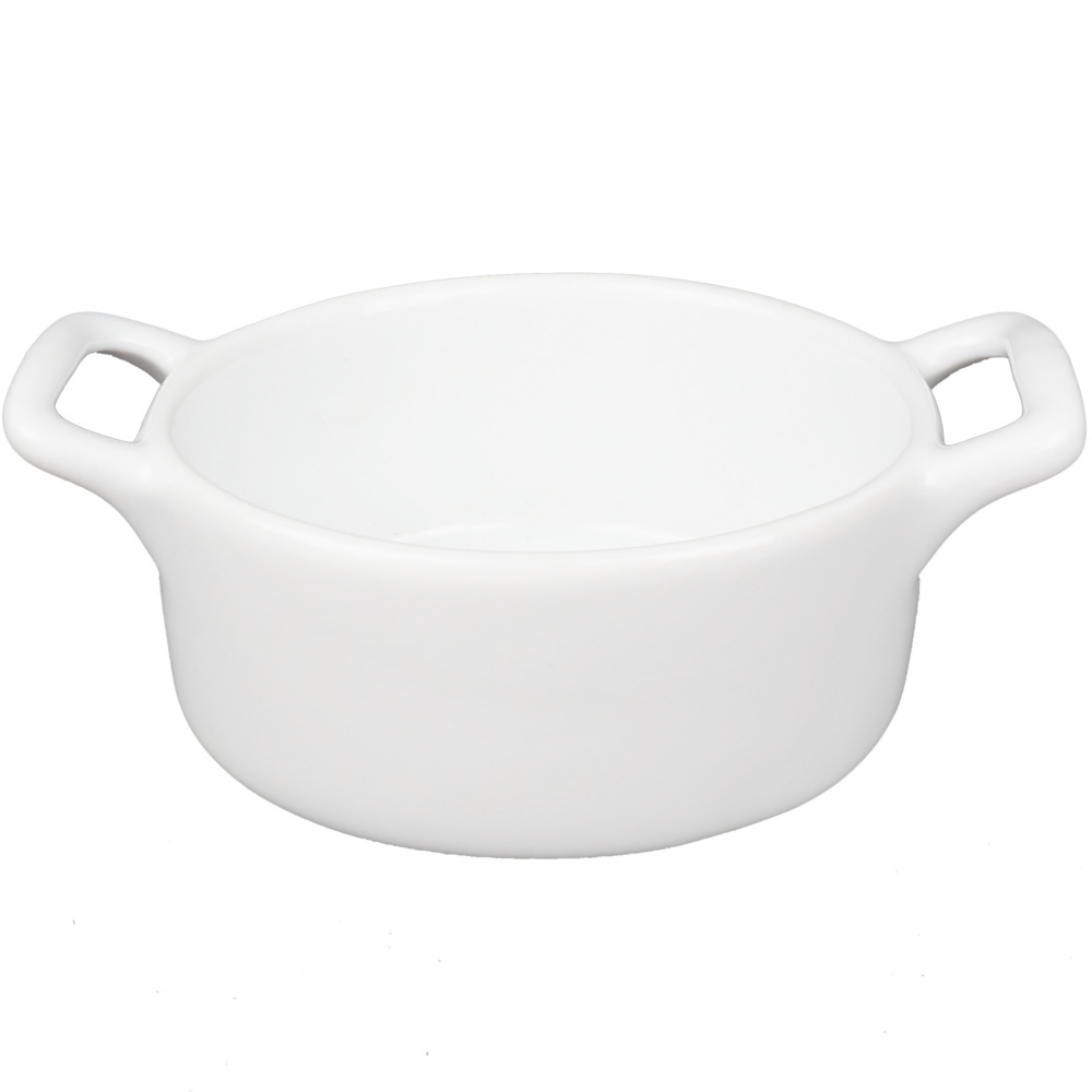 1578010-1 Mini bowl casserole, 96 pcs - size 10.5 x 7 x 3.5 cm, white