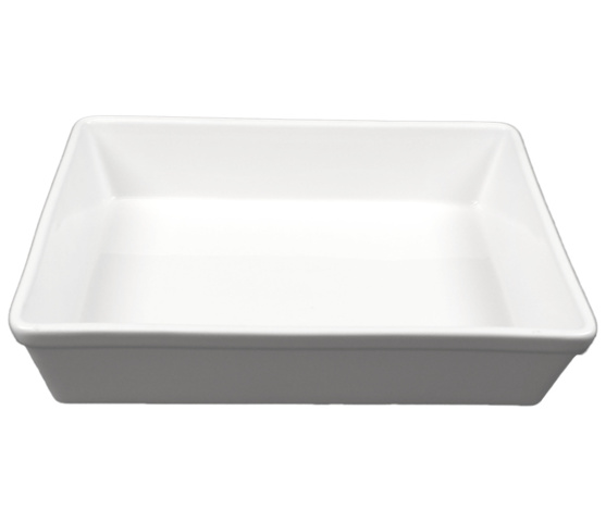 Rektangulär form stor, 6 st - stl 32 x 26,5 x 6,6 cm, vit på auktion i Skåne, Helsingborg hos PS Auction