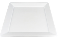 1578040 Tallrik/assiett kvadrat lagom, 48 st - stl 15,5 x 15,5 x 2 cm, krämvit