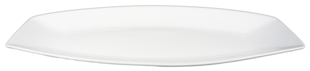 1578053-1 Large platter sushi, 18 pcs - size 40 x 18 x 3 cm, white