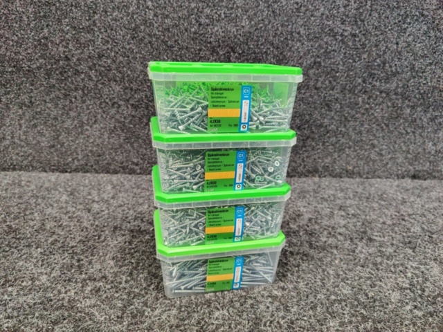 1575941-1 3500 pcs Chipboard screws 4.2x30 & 4.2x55mm, Essve