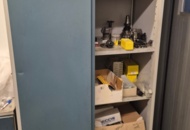 1571396 Sheet metal cabinet containing various drill and milling tools