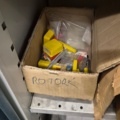 1571396-10 Sheet metal cabinet containing various drill and milling tools