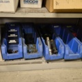 1571396-17 Sheet metal cabinet containing various drill and milling tools