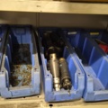 1571396-18 Sheet metal cabinet containing various drill and milling tools