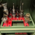1571395-4 Sheet metal cabinet with drawers and processing tools