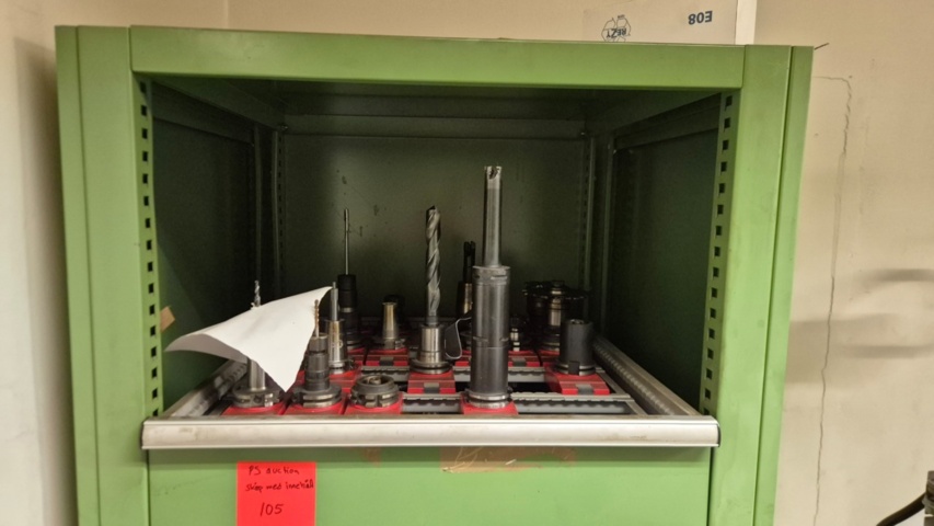 1571392-2 (105) metal cabinet with contents