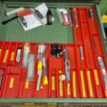 1571392-17 (105) metal cabinet with contents