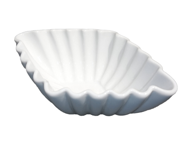 Mini skål romb, 80 st - stl 14 x 9 x 4,5 cm, vit på auktion i Skåne, Helsingborg hos PS Auction