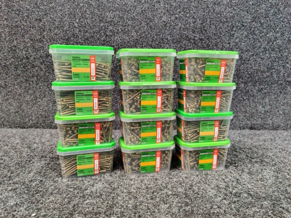 1575955-1 3000 st Trallskruv 4.8x55mm, Essve