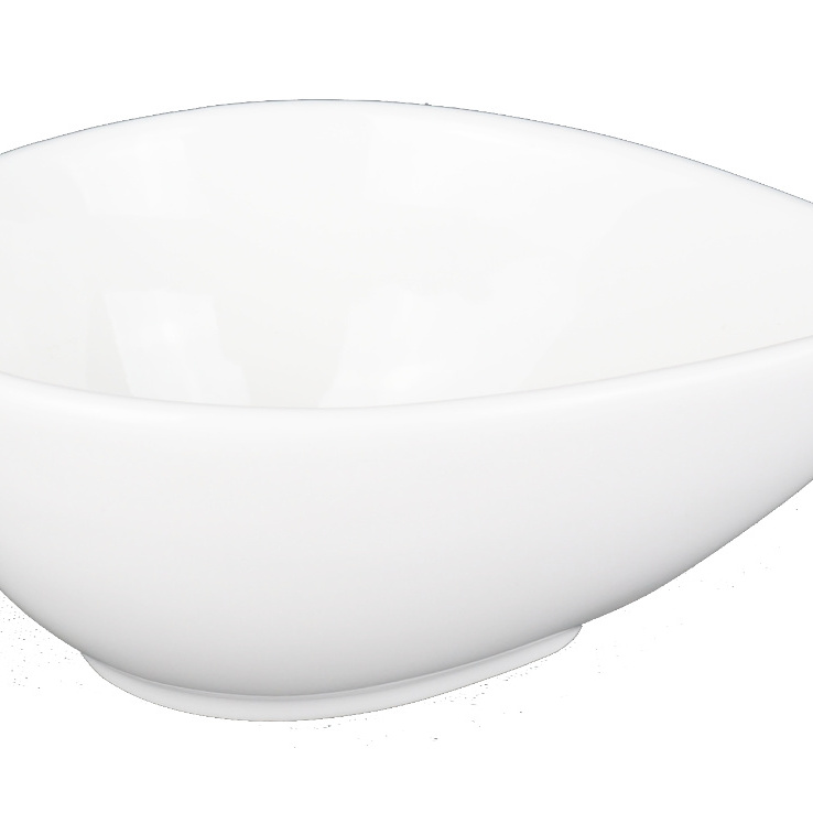 1578169-1 Dipskål droppe, 72 st - stl 12 x 9 x 5 cm, krämvit