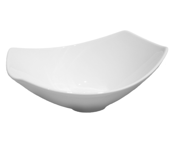Rektangulär skål båtformad, 18 st - stl 24 x 18,5 x 9 cm, vit på auktion i Skåne, Helsingborg hos PS Auction