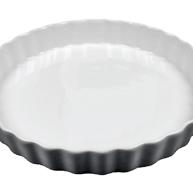 1578247-1 Pajform rund, 12 st - stl 26 x 26 x 4 cm, vit