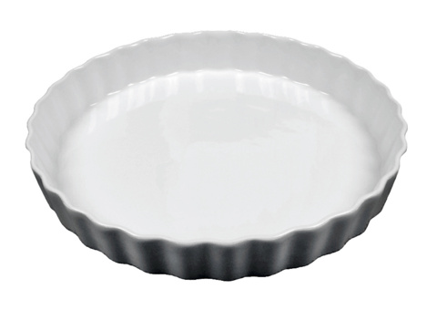 Pie pan round, 12 pcs - size 26 x 26 x 4 cm, white