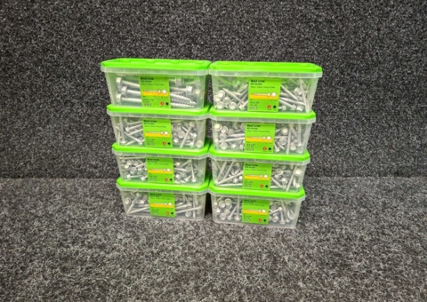 725 st Träskruv 6.5x55 & 10.0x120mm, Essve