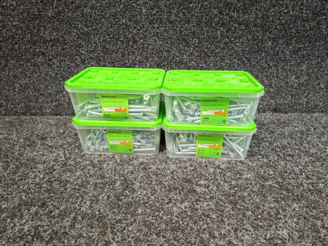 1575980-1 400 st Betongskruv 7.5x72 & 7.5x92mm, Essve
