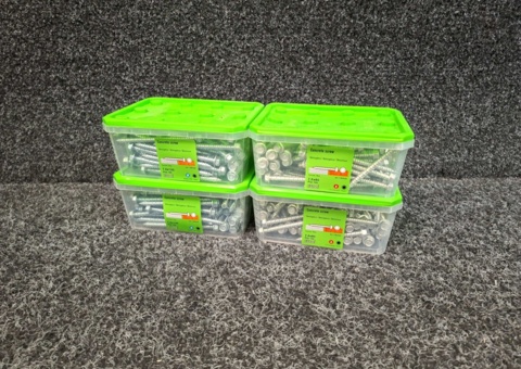 400 pcs Concrete screw 7.5x100 & 7.5x80mm, Essve