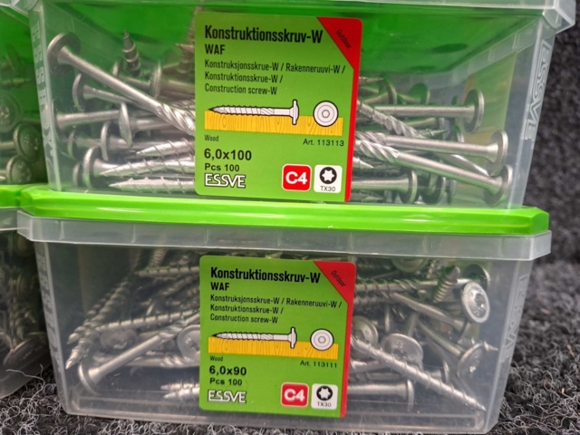 1575984-3 350st Konstruktionsskruv-W, Essve