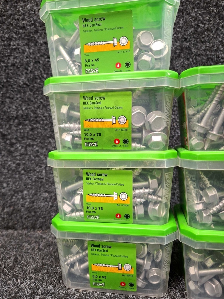 1575994-2 500 pcs Wood screws, Essve