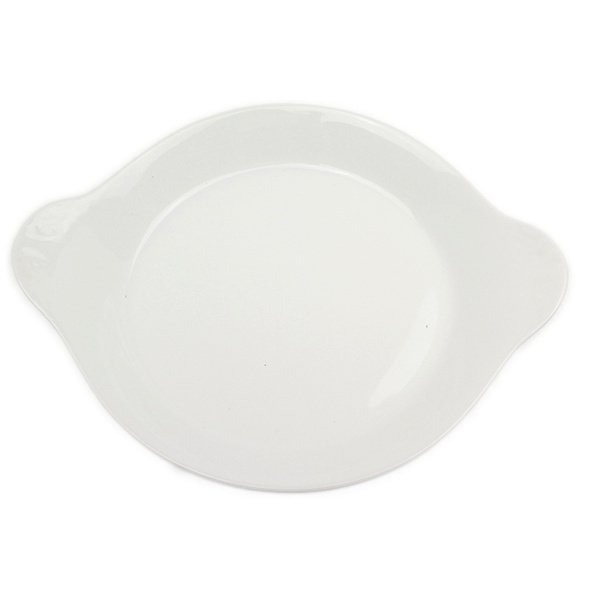 1578255-1 Round dish, 48 pcs - size 21.5 x 17.5 x 2.5 cm, white