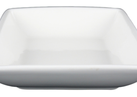 Small square bowl, 48 pcs - size 14 x 14 x 4 cm, cream white