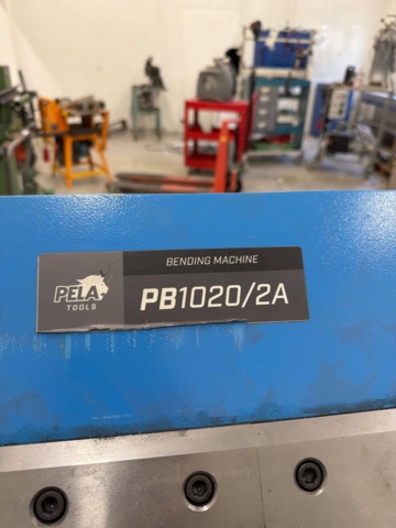 1566889-10 Sheet metal bending machine - PELA Tools PB1020/2A