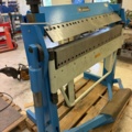 1566889-12 Sheet metal bending machine - PELA Tools PB1020/2A