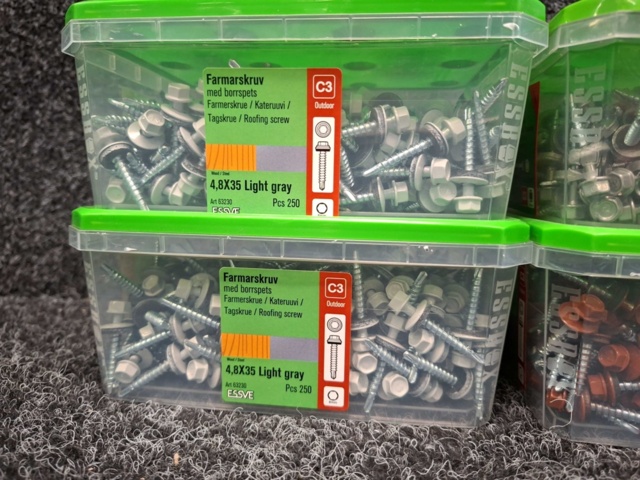 1576012-2 1000 st Farmarskruv 4.8x35mm, Essve