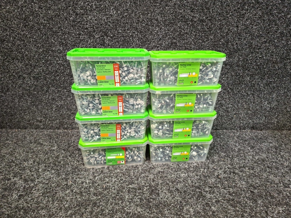 1576018-1 2000 pc Farmar screw 4.8x20mm, Essve