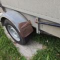 1485777-6 Släpvagn med aluminiumkåpa och plantlådeinsats - Aktiv Stabil 1300kg -1989 (Reparationsobjekt)